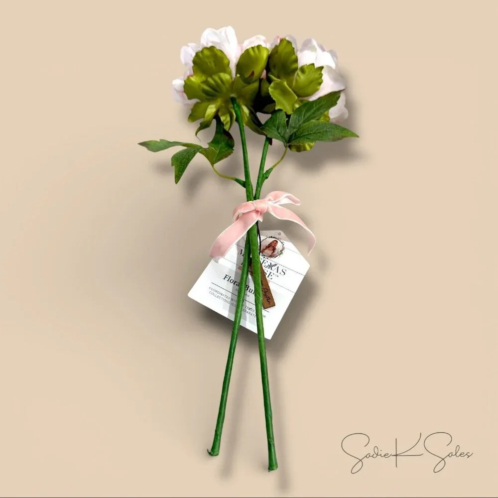 My Texas House Peony Floral Pick Set -‎ Two 16